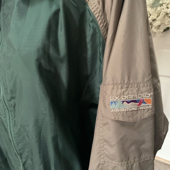 Ex Officio Adventure Wear Unisex Khaki and Green Jacket XXL. Full Zip Hooded. - Picture 4 of 11
